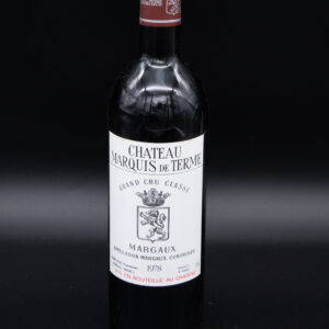 Marquis du Terme Margaux 4 Cru 1978