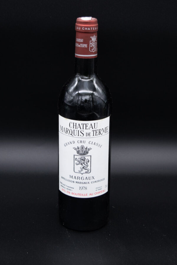 Marquis du Terme Margaux 4 Cru 1978